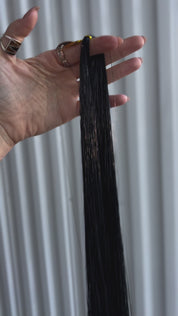 Black Tinsel Extensions - 20g